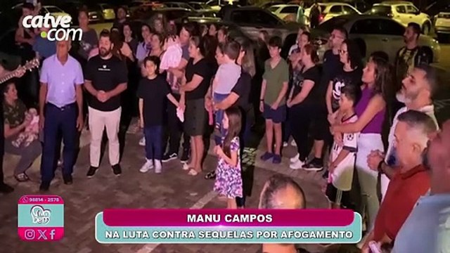 Manu Gonzato Campos, na luta contra as sequelas do afogamento