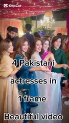 4 Most beautiful Pakistani actresses in 1 frame