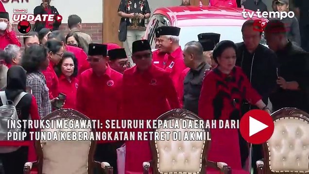 Megawati Instruksikan Seluruh Kepala Daerah dari PDIP Tunda Keberangkatan Retret di Akmil