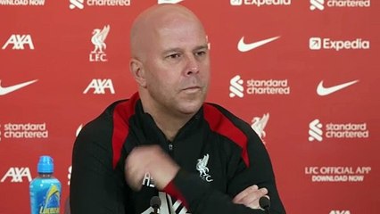 City still a great team, title race with Arsenal not on my mind - Slot