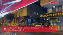 İstanbul'da kar yağışı aralıklarla sürüyor