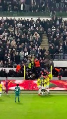 Anderlechtli taraftarlar, Fenerbahçeli taraftara saldırdı