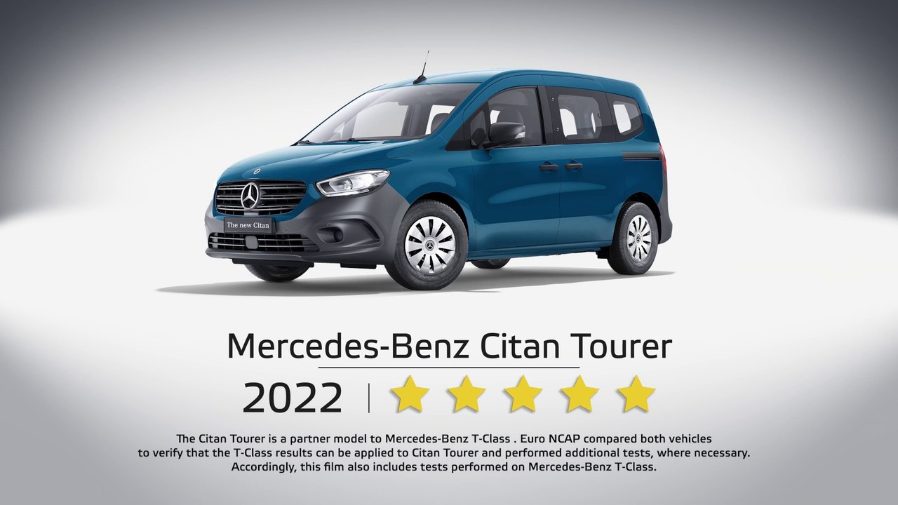 Euro NCAP Crash _ Safety Tests of Mercedes-Benz Citan Tourer 2022 - Update