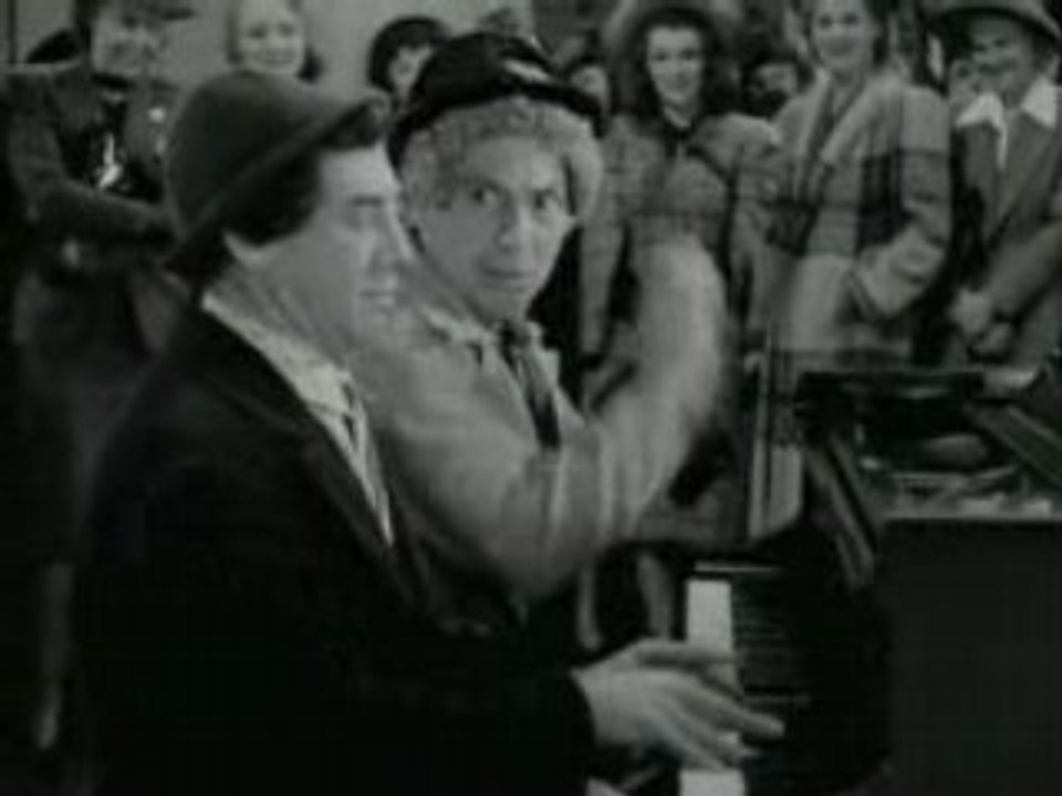 Duo Chico et Harpo Marx brothers