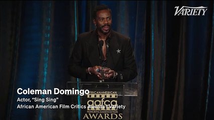 Colman Domingo reflects on bringing love and light to the film industry at the AAFCA Awards