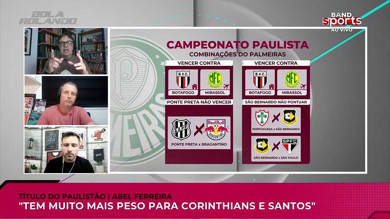 "FICAR NA PRIMEIRA FASE DO PAULISTA SERÁ UM VEXAME", AFIRMA IVAN DRAGO SOBRE POSSÍVEL ELIMINAÇÃO DO PALMEIRAS