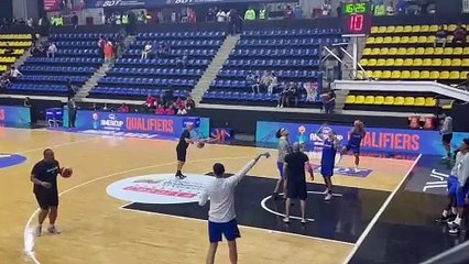 Venezuela empieza a calentar previo al juego ante Argentina en Parque Miranda