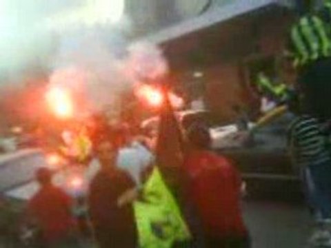 Défilé des harrachis après USMH - CAB