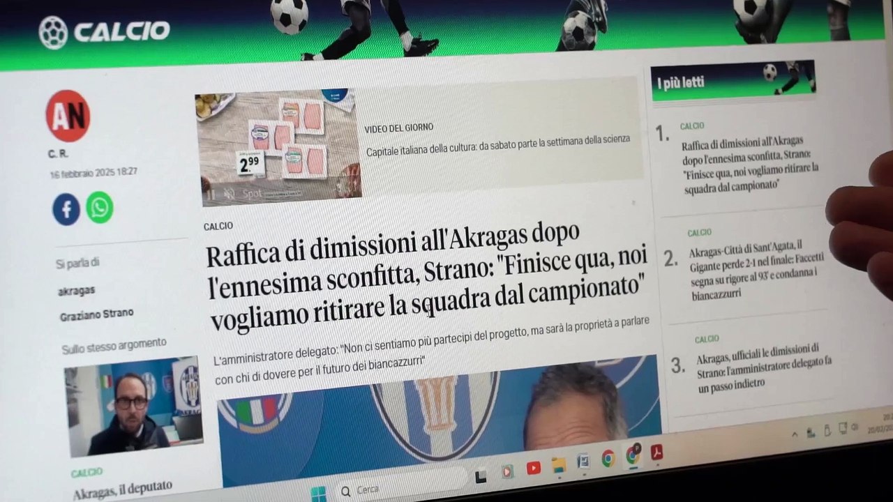 Arnone al comando dell’Akragas: il programma per questo campionato