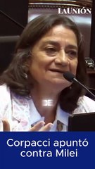lucia corpacci apunto contra javier milei.mp4