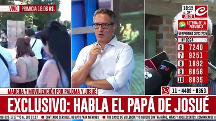 "Tengo la vida destrozada": el desgarrador testimonio del padre de Josué en la marcha para pedir justicia