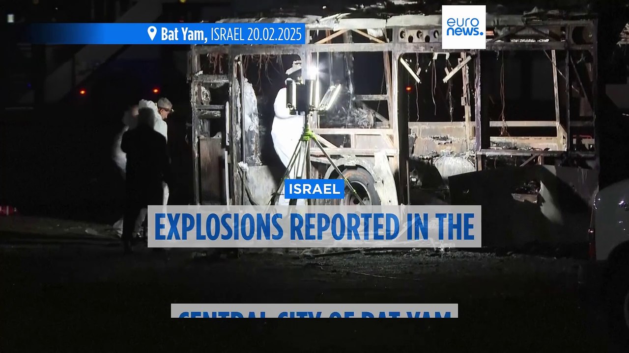 Explosions reported in Israeli city of Bat Yam in what authorities say could be a 'terror attack'