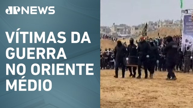 Hamas entrega quatro corpos de reféns em caixões