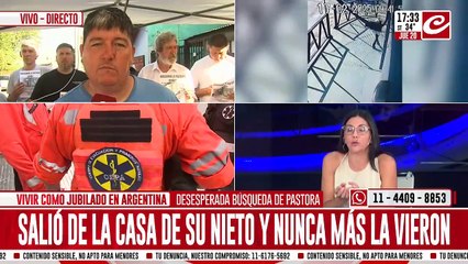 Desesperada búsqueda de jubilada: salió de la casa de su nieto y no se la vio más