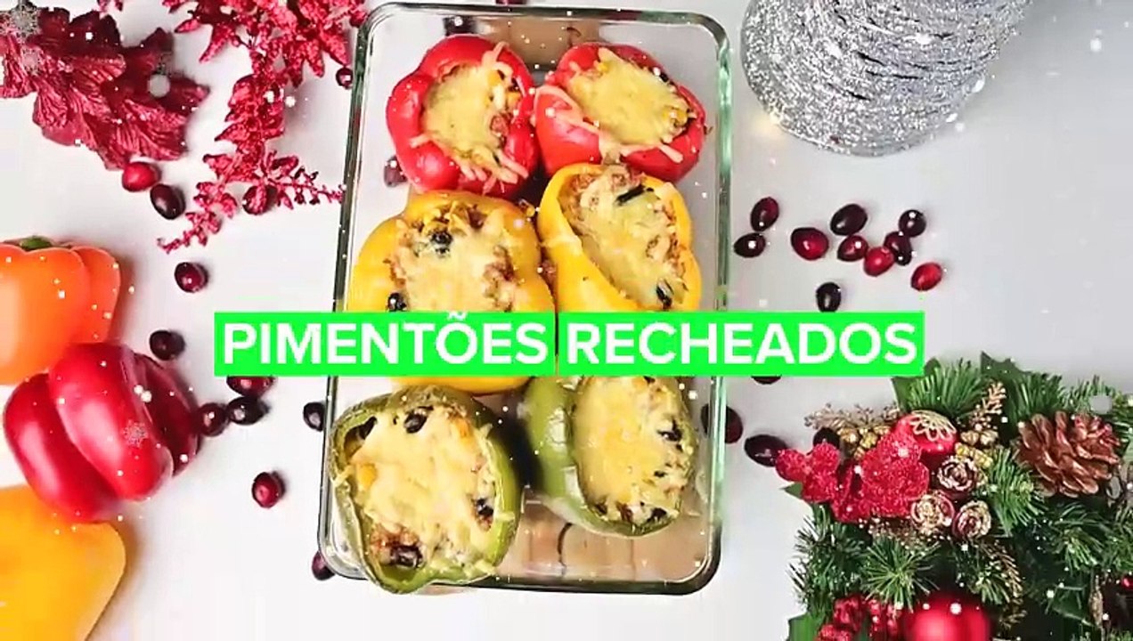 Delícias de Natal: Pimentões recheados