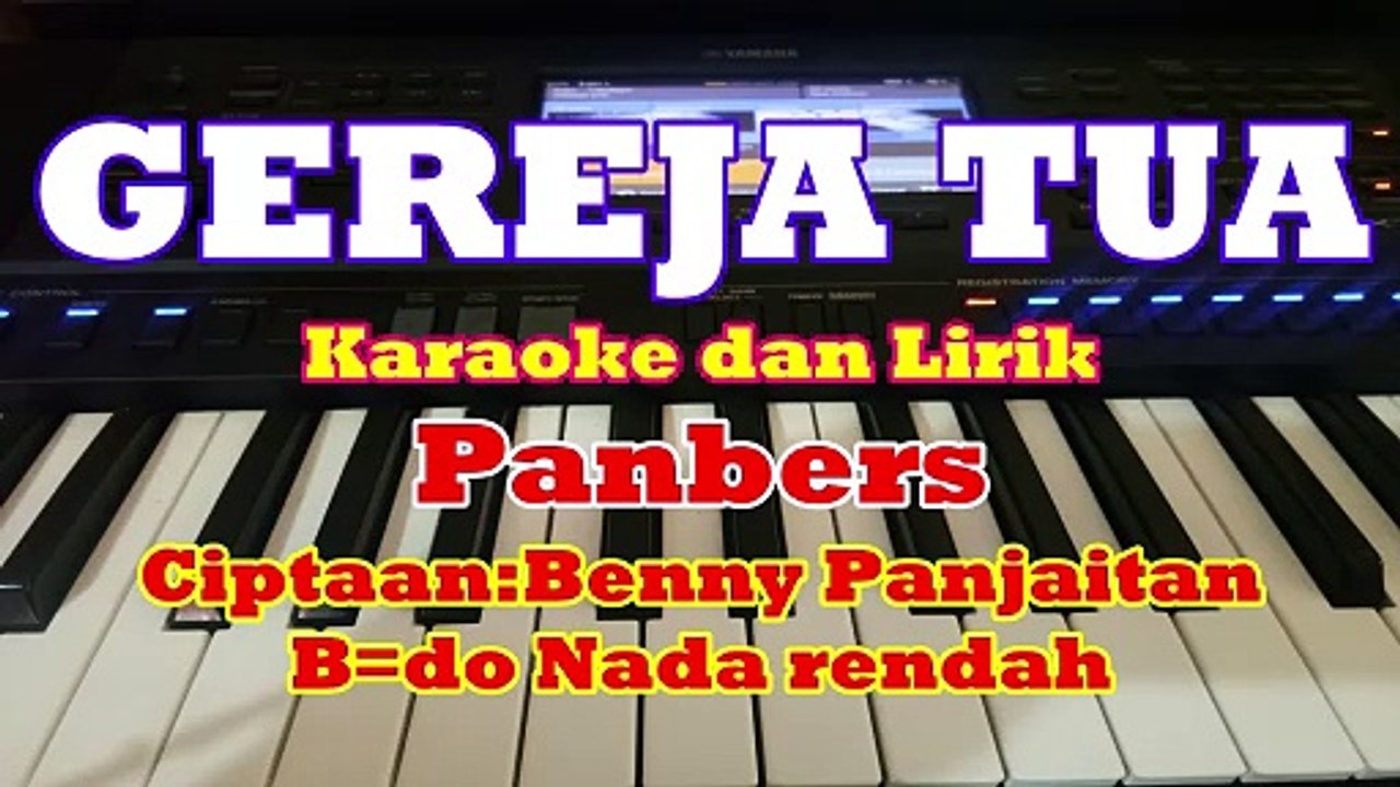 KARAOKE GEREJA TUA [PANBERS] SUARA PRIA