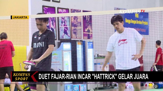 Siap Hadapi All England 2025, Ganda Putra Indonesia Fajar-Rian Incar Hattrick Juara!