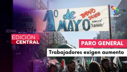 Paro general parcial convocado por la central de trabajadores de Uruguay