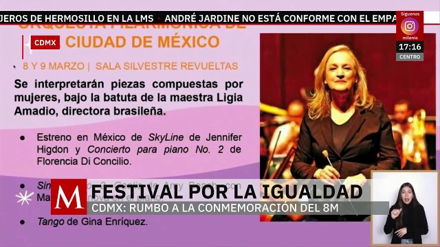 Presentan 'Tiempo de Mujeres: Festival de la Igualdad' en CdMx, ¿cuándo se realizará?