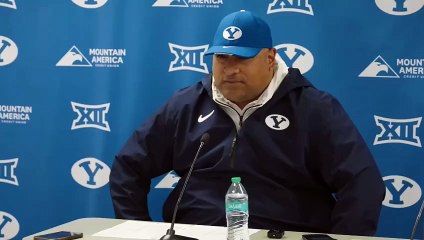 BYU’s Kalani Sitake says his team is ‘frustrated’ but ‘we’re in a really good spot.’
