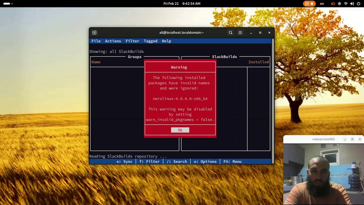 zsh on slackware