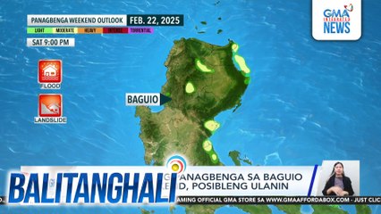 Pagdiriwang ng Panagbenga sa Baguio ngayong weekend, posibleng ulanin | Balitanghali