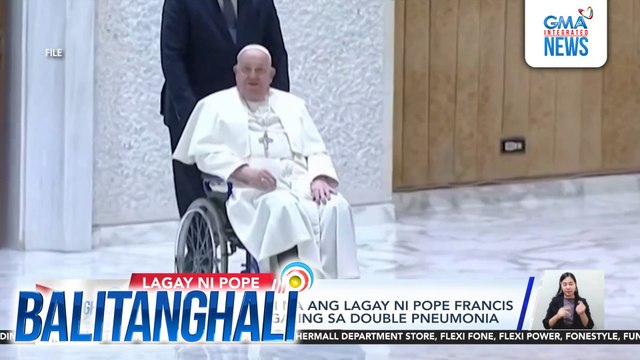 Vatican - Bumubuti na ang lagay ni Pope Francis habang nagpapagaling sa double pneumonia | Balitanghali