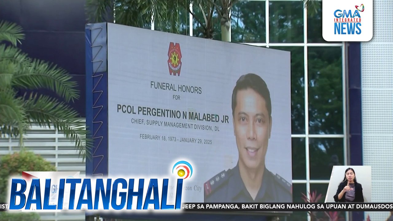 Mga labi ni Pcol. Pergentino Malabed Jr. na nasawi sa mid-air collision sa Amerika, naiuwi na sa Pilipinas | Balitanghali