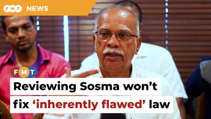 Reviewing Sosma won’t fix ‘inherently flawed’ law, says Ramasamy