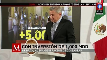 Netflix apuesta a nueva generación de cineastas con inversión de 1,000 mdd en México