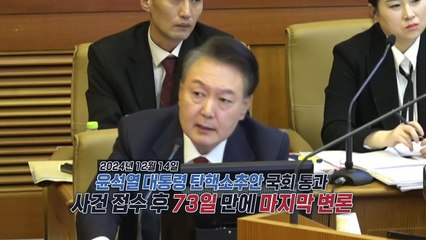 73일 만에 변론 종결...노무현은 50일· 박근혜 81일 [앵커리포트] / YTN