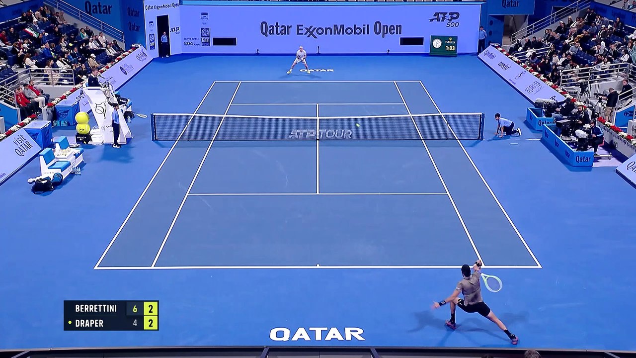 Draper fights back to down Berrettini and reach...