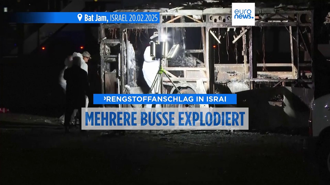Israel: Mehrere Busse explodieren