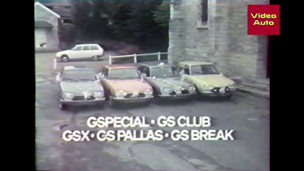 Publicité Citroën GS (1975)