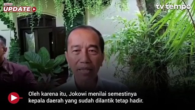 Jokowi Angkat Bicara soal Larangan Megawati kepada Kepala Daerah dari PDIP