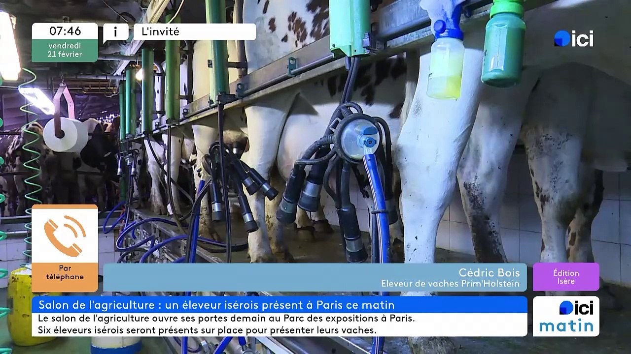 Au salon de l'agriculture avec Cédric Bois, éleveur isérois