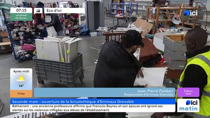 Éco d'ici en Isère avec la "bricolothèque" d'Emmaüs Grenoble