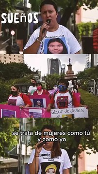 Mujeres buscadoras en el Día Internacional de Víctimas de Desaparición Forzada