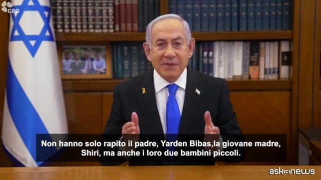 Netanyahu denuncia il cinismo di Hamas sul corpo di Shiri Bibas: Mostri