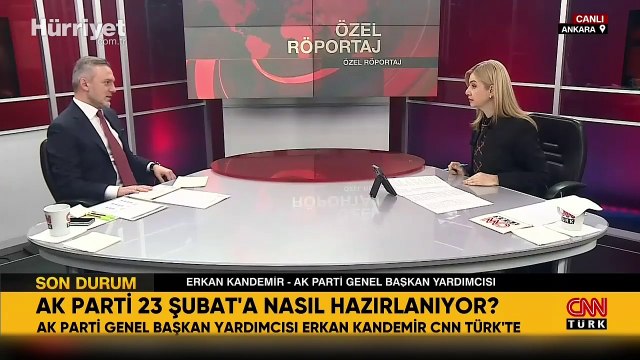 AK Parti Genel Başkan Yardımcısı Erkan Kandemir'den kabine değişikliği sorusuna yanıt