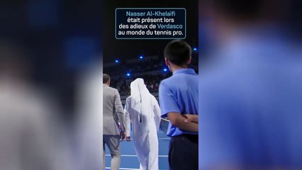PSG - Nasser Al-Khalaïfi présent lors des adieux de Verdasco