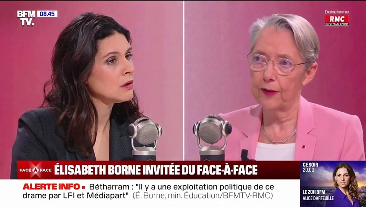 Des « fouilles inopinées de sacs » seront mises en place à partir du printemps pour tenter de lutter contre les violences à l’école ou aux abords des établissements scolaires, annonce la ministre de l’Education Elisabeth Borne - VIDEO