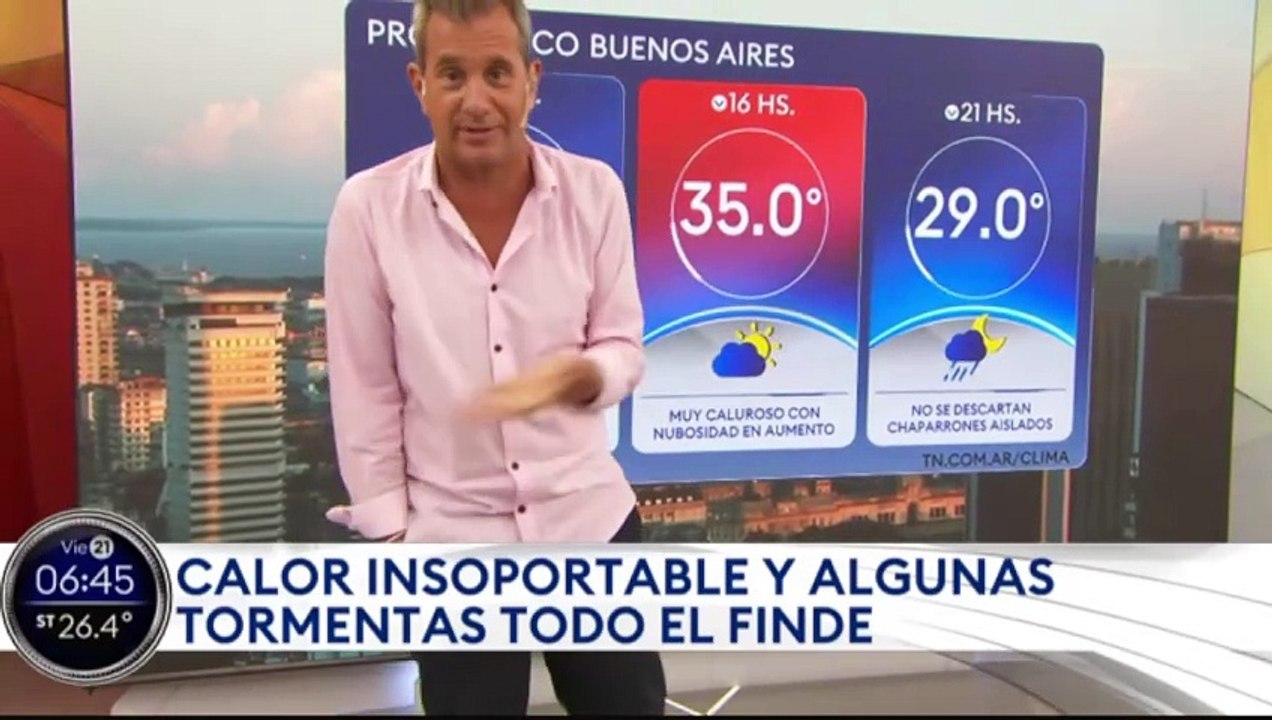 Pronóstico extendido para el AMBA - Matías Bertolotti - Viernes 21 de febrero