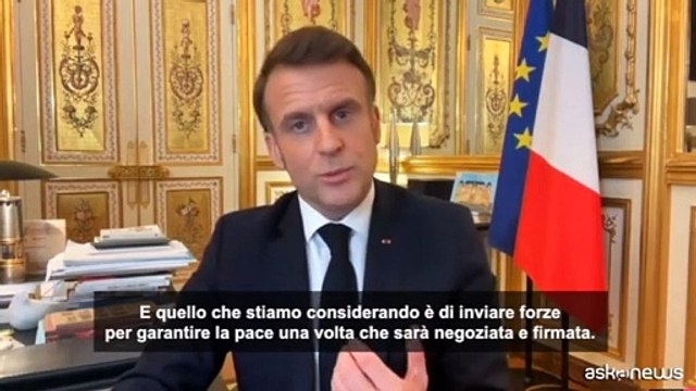Macron: la Francia non invier? truppe in Ucraina domani