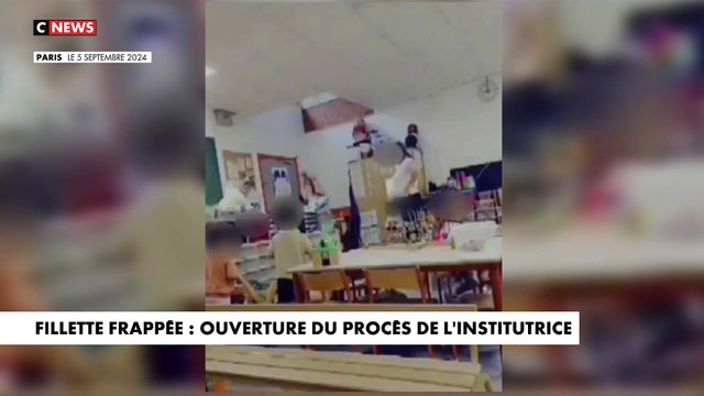 Une institutrice, accusée d'avoir violenté une enfant de 3 ans à Paris lors de la rentrée scolaire dans sa classe en septembre dernier, jugée aujourd’hui devant le tribunal - VIDEO