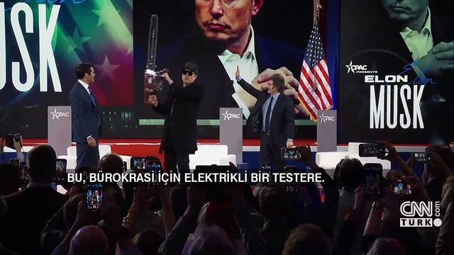 Arjantin Devlet Başkanı Milei, Musk'a testere hediye etti