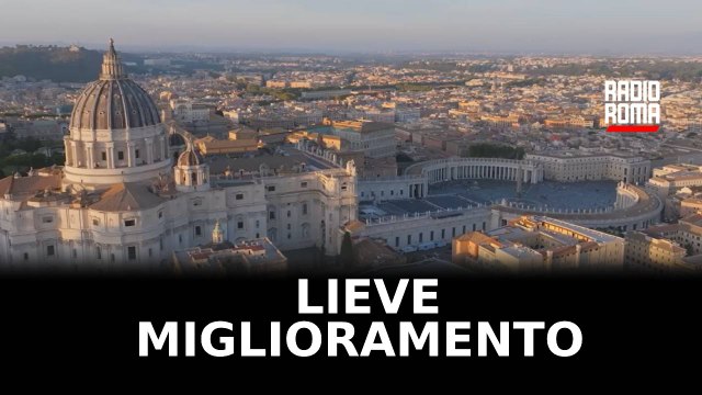 Papa Francesco, notte trascorsa bene, lieve miglioramento