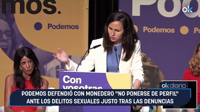 Podemos defendió con Monedero no ponerse de perfil ante los delitos sexuales justo tras las denuncias