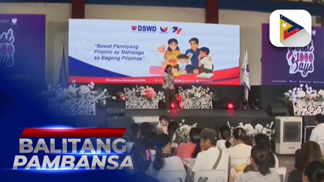 First 1,000 days of life o F1KD grant, inilunsad ng DSWD