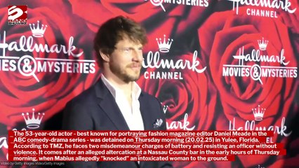 'Ugly Betty' star Eric Mabius has been arrested for battery